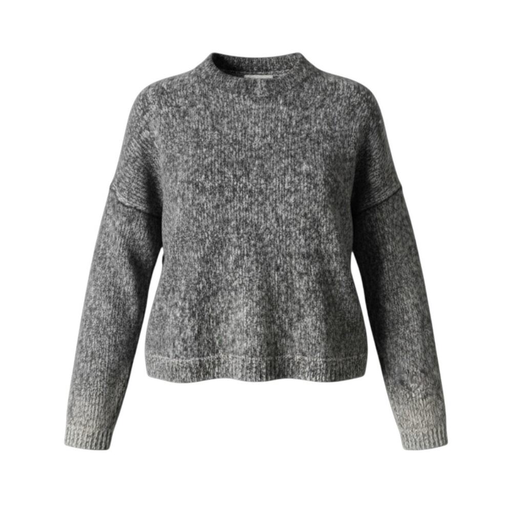 Toast Cajah Sweater Womens XS/S Gray Superkid Mohair Lambswool Cropped Marled